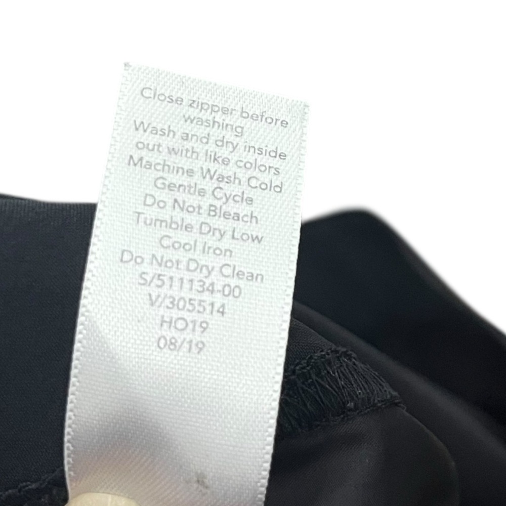 Athleta Radiant Joggers Women’s Size 16 Black Tapered Zip Ankle Sporty Luxe - Picture 14 of 14